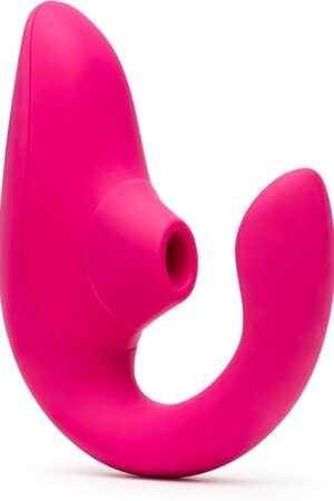 Womanizer Blend Mini Vibrator for Women | G Spot & Clitoral Stimulator Vibrating Dildo | Silicone Rabbit Vibrator Clit Sucker Adult Sex Toy for Women & Couples | Rechargeable Personal Massager | Pink