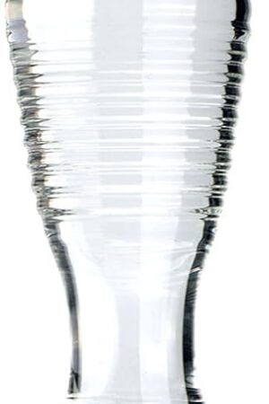 Glass Butt Plug,Glass Dildo Crystal Pleasure Wand Butt Plugs Prostate Massager Crystal Anal Plug Trainer Sex Toy Anal Trainer Prostate Massager Crystal G-spot Dildo for Men Women(Transparent)