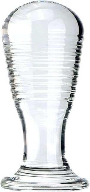 Glass Butt Plug,Glass Dildo Crystal Pleasure Wand Butt Plugs Prostate Massager Crystal Anal Plug Trainer Sex Toy Anal Trainer Prostate Massager Crystal G-spot Dildo for Men Women(Transparent)