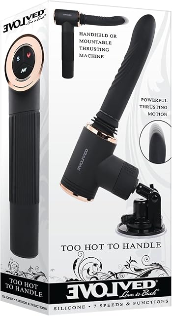 Evolved - Too Hot to Handle Mountable Thrusting Sex Machine (Black)