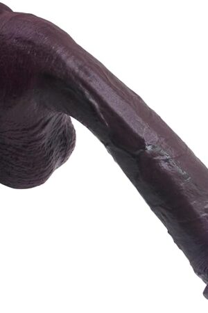 12 inch Huge Flesh Brown Lifelike Dildo, Soft Thick Liquid Silicone with Strong Suction Cup Feels Like Skin, Realistic Big Dildos Sex Toy for Couples, Men, Women Play