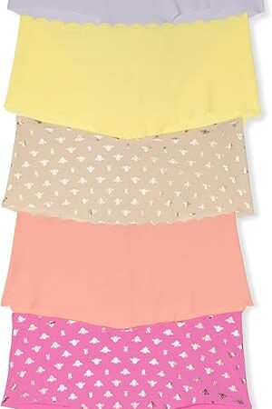 Women's No Show Cheeky Underwear, Minimal Coverage Panties for Women, Multi Pack (XS-XXL)