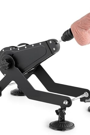 Y-NOT Automatic Sex Machine with Realistic Dildo, Adjustable Vibrating Thrusting Dildo Machine with 6 Modes & 9 Speeds, Vaginal Anal Massage Adult Toy Machine Adult Sex Toy for Men Women Couples