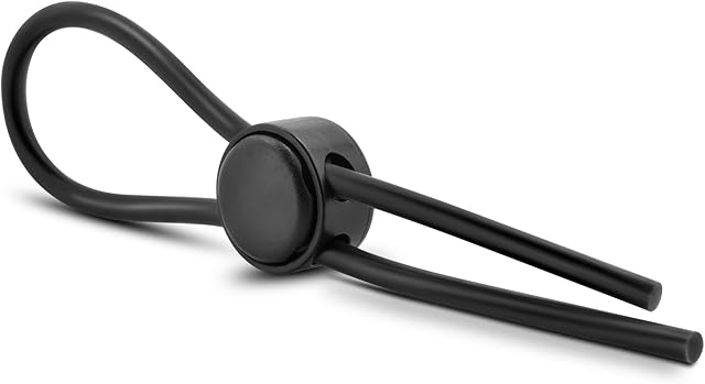 Eden Adult Sex Toy for Mens - Adjustable Double Loop Silicone Cock Ring - 54 Inch - Stamina & Erection Enhancing Lasso-Style Penis String - Male Cock Ties with Bead - Long Lasting, Delay Ejaculation