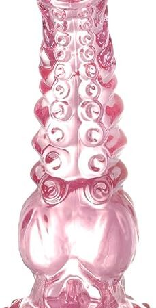 94in Monster Dildo Pink,Fantasy Tentacle Knot Dildo with Big Knot and Strong Suction Cup, Adult Sex Toys for Women Men Gay