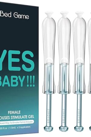 Libido Arouses & Releases, Female Stimulant Orgasm Enhancer Sex Toys for Couples Warming Gel for Sexual Pleasure 5 Prefilled Applicators Vaginal Moisturizer Arousal Supplements for Women