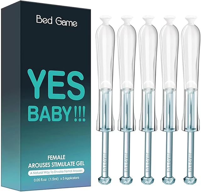 Libido Arouses & Releases, Female Stimulant Orgasm Enhancer Sex Toys for Couples Warming Gel for Sexual Pleasure 5 Prefilled Applicators Vaginal Moisturizer Arousal Supplements for Women