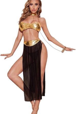 Women's Roleplay Cosplay Costume 2 Piece Outfit Lingerie Set