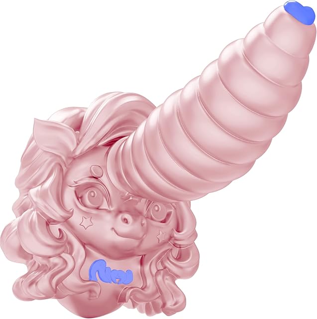 Huge Thick Monster Dildo for Beginners, Creature Giant Silicone Dildo with Strong Suction Cup, Clitoral G Spot and Anal Massage Alien Fantasy Dildos Sex Toy for Women and Couple 8.7" (Pink)