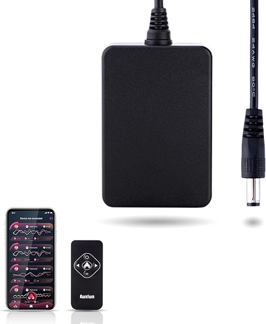 Auxfun App Box for 3XLR Sex Machine Devices, 2 in 1 Speed Governor with Remote Panel for Thrusting Love Machines - AXBOX01