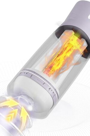 Automatic Male Masturbator E-Pneumatic Pro with 8 Pleasure Modes Electric Stroker with Heating for Men Ultra Long Lasting Masturbation Pleasure Blowjob Sex Toy for Men