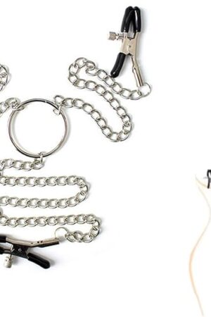 BDSM Nipple Clamps Adult Sex Toys for Couples Men Women,Adjustable Nipple Clamp Penis Cock Pusy Clit Stimulator Sex Things for Couple Kinky, Nipple Clips Clitoral Clamp Sex Bondage Gear & Accessories