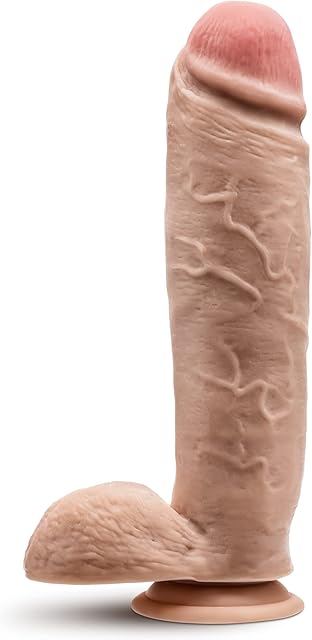 Eden Adult Sex Toys - Ultra Realistic Dildo 10.5 Inch Long - Thick Big Head Dildo with Suction Cup for Vaginal & Anal Pleasure Stimulation - Soft, Sturdy Feel Cock for Women, Men & Couples - Beige