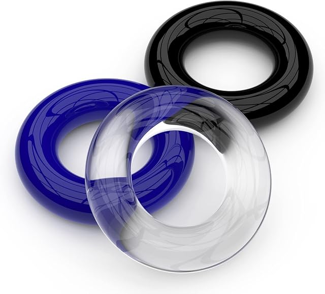 Cock Rings for Men Couples Erection Sex Soft Silicone Penis Rings for Men's Sensory Pleasure Adjustable Rubber SQ-70