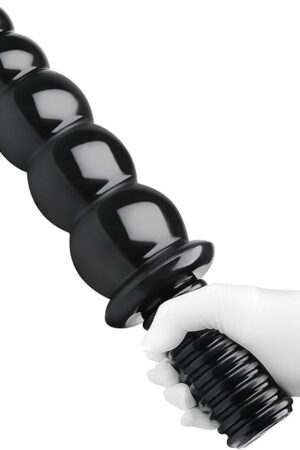 Huge Anal Beads Butt Plug with with Non-slip Handle Long Anal Dildo G-spot Stimulation Prostate Massage Sex Toys for Experienced Men Women Couple Sex Factory