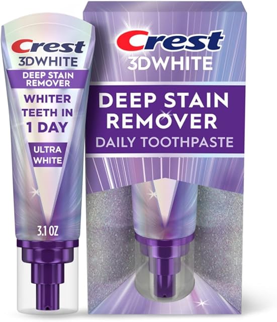 Crest 3DWhite Brilliance Deep Stain Remover Ultra White Toothpaste - 3.1oz
