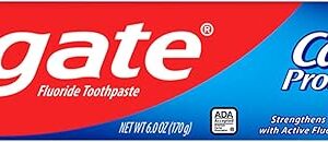 Colgate Cavity Protection Toothpaste with Fluoride, Minty Great Regular Flavor, Anti Cavity Toothpaste, 6 Oz Tube