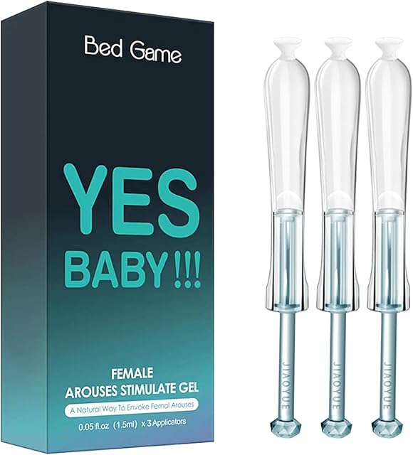 Libido Arouses Supplement, Female Stimulant Orgasm Enhancer Sex Toys for Couples pH-Balanced Intimate Moisturizer Sexual Pleasure 3 Prefilled Applicators Vaginal Moisturizer Arousal Supplements