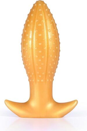 197" Big Butt Plug Anal Toy: Ultra Soft Anal Plug Mango Shape Anal Dildo with Curved Base, Wearable Fantasy Dildo Anus Dilator Prostate Massage for Advanced Players(M)