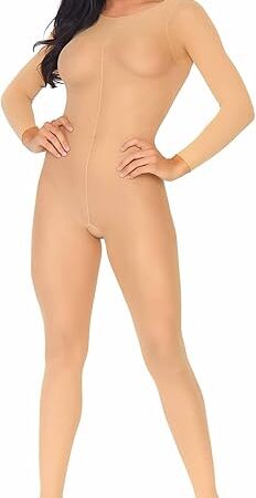 Women's Sheer Long Sleeved Bodystocking