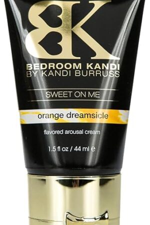 Kandi Bedroom Sweet on Me Orange Dreamsicle Burruss - Flavored Arousal Cream | Cooling Sensation | Kissable Lotion | Pleasure Products for Female and Couples | Intimate Care