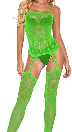 Women Fishnet Bodysuit Cut Out Bodystocking Full Body Stocking Fishnet Lingerie Body Stockings For Women Sexy