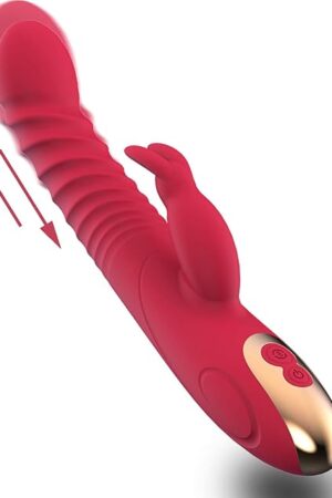 Classic G Spot Vibrator Sex Toys Clitoral Rabbit Vibrators Stimulator Dildo, Anal Adult Vibrator Dildos with 8 Powerful Vibrating Modes
