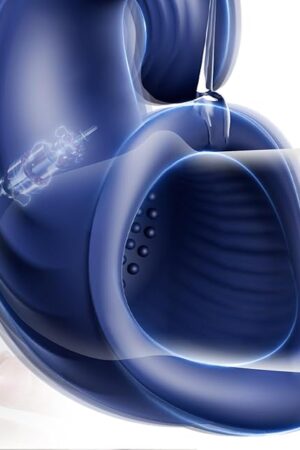 7 Strong Vibrating Penis Vibrator Male Masturbator, Glans Penis Training Vibrator with Diverse Particle Textures, Ulovime Male Penis Trainer Sex Toy for Men Masturbation