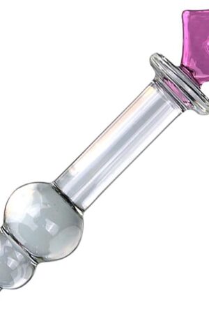Glass Dildo Crystal Penis Pleasure Wand Female Masturbator Sex Toy,Novelties Dildo Crystal Penis Glass Wand G-spot Stimulation Female Masturbator for Women and Couples(Style 1)