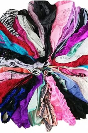 Women Variety of Underwear Pack T-Back Thong G-String Panties