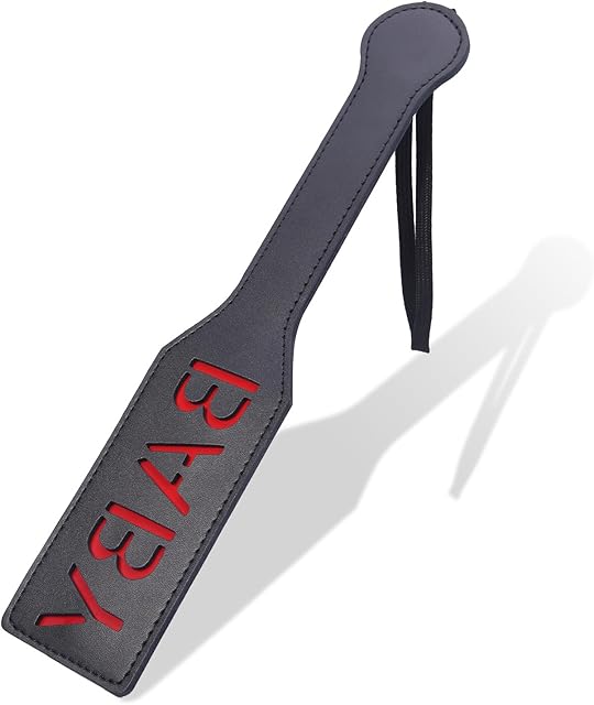 Baby Spanking Paddle for Adult Sex Toys, Faux Leather Bondage Sexual Paddles BDSM Set