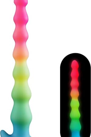 146" Long Dildo Knot Dildo Huge Anal Beads, Glowing Anal Plug Silicone Large Butt Plug for Deep Stimulation, Fantasy Knotted Anal Dildo, Gradual Anal Ball Adult Toys for Women Men Gay Couple