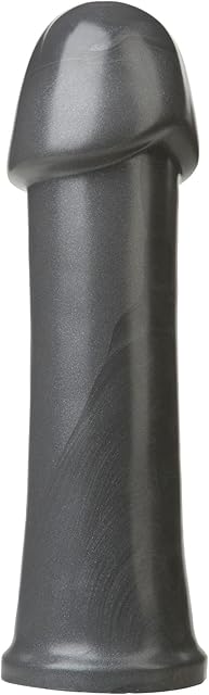 Doc Johnson American Bombshell - B-10 Torpedo - Vac-U-Lock Compatible Dildo - for Adults Only, Gunmetal Grey