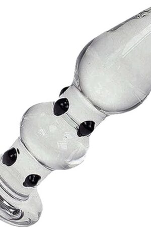 5 Inch Glass Butt Plug with Lube | Anal Sex Toys | Butt Plugs | P-Spot | Anal Plugs