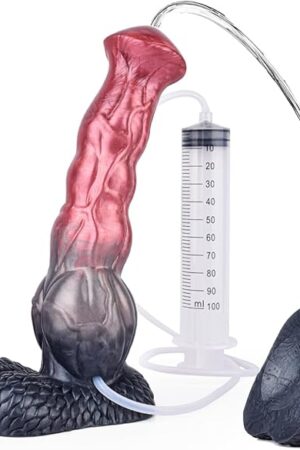 Ejaculating Silicone Horse Dildo Long Oversized Dildo Sex Toys with Suction Cups for Men and Women Couple