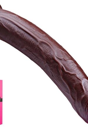 12 Inch Extra Large Thick Giant Realistic Black Dildo with Suction Cup, Long Huge XXL Fat Anal Dildo Strap On Female Male Sex Toy, Ultra Realistic Large Lifelike Penis G-Spot Dildos for Lesbians Gay