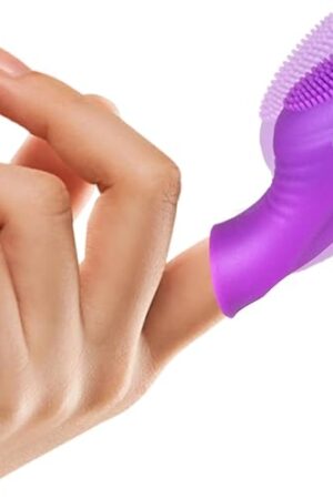 Finger Vibrator Adult Sex Toy with 5 Vibrations, Vibrator Finger to Stimulate Clit G-Spot Nipple Anus, Vibrating Finger for Love Partners