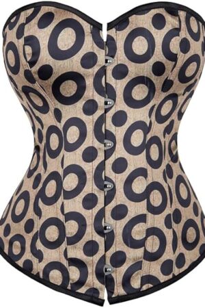 Floral Corset Top Lace Up Blue Corset Tops for Women Renaissance Overbust Satin Body Shaper