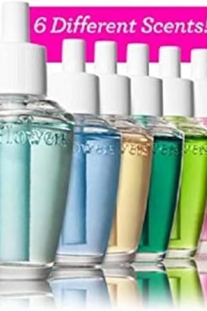 Bath & Body Works 6-Pack Wallflowers Sampler Fragrance Refills, 6 Different Scents, Assorted Colors