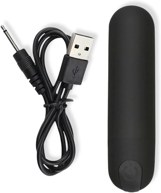 Vibrator Wand - Multi-Speed Vibrator Bullet with Charger, Super Strong Vibrator with 10 Vibration Patterns, Portable & Waterproof Vibrator for Her, Battery Operated Vibrator for Woman