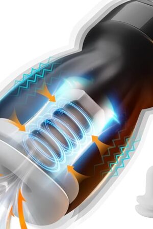 3in1 Sucking Male Masturbator Penis Vibrator Trainer, 360°Full Wrapping Vibrating Male Masturbator Toy with 2 Sucking Modes & 10 Vibration, Suction Vibrating for Glans Training Adult Male Sex Toys