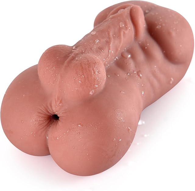 ferch Anal Male Masturbator with Big Anus, 12 LB Realistic Butt Masturbator with Plump HIPS and Tight Anus for Men Masturbation, Portable Male Sex Toy for Gay Sex
