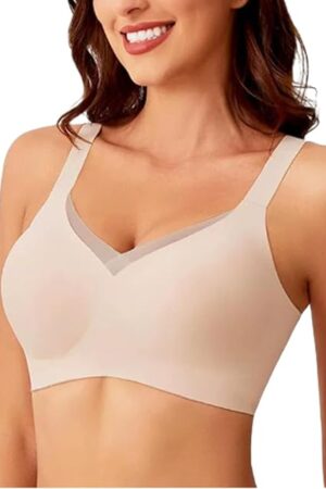 Letoseo Bra, Letoseo Bra for Women, Posture Correcting, Seamless Sexy Push up Wireless Crossover Mesh