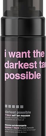 btan Ultra Dark Self Tanner Mousse | I Want The Darkest Tan Possible - Fast, 1 Hour Express Sunless Tanning Foam, Golden Bronzing Glow, Face & Body, No Fake Tan Smell, Vegan, Cruelty Free, 67 Fl Oz