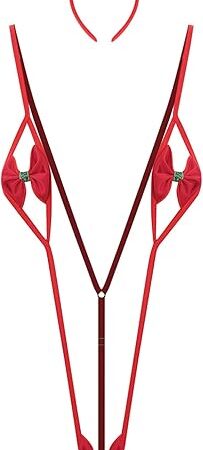 Womens Sexy Christmas Sets Santa Velvet Babydolls Teddy Chemises Lingerie Xmas Nighties