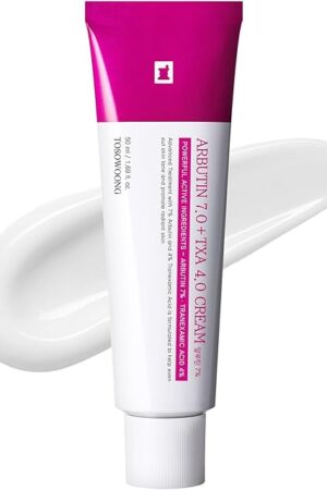 Arbutin 7% + Tranexamic Acid 4% Cream, 70,000ppm Arbutin, 40,000ppm TXA, Niacinamide, Glutathione, Dark Spots, Freckle, Blemishes, Pigmentation, Korean Skin Care, 50ml, 169 floz