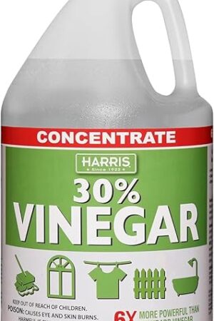 Harris 30% Extra Strength Concentrated Vinegar for Home and Outdoor Use, 1 Gallon