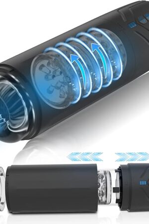 2 in 1 Automatic Male Masturbator Penis Pump Removable Male Masturbators with 7 Rotation & 7 Suction Modes Pocket Pussy Strokers Waterproof Adult Blowjob Machine Male Sex Toys for Men