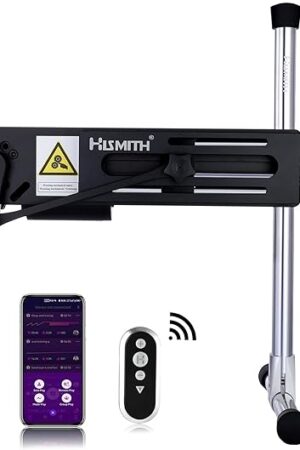Hismith Premium 30 Pro, Sex Machine with Kliclok System, Wire and Intelligent APP Controlled Love Machine with Dildo, Black