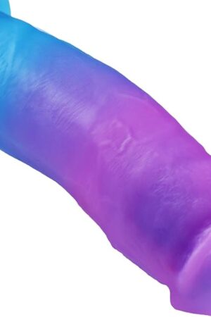 29 Inch Wide Realistic Huge Dildo, 13 Inch Thick Giant Silicone Dildo, Gradient-Colored Extra Large XXL Penis Fat G-Spot Anal Penis, Strong Suction Cup Adult Sex Toy for Experienced Men & Women